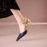 Handcrafted Leather Women's Shoes: Luxury, Elegance, Quality(Edfmr-8020)