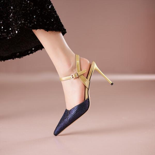 Handcrafted Leather Women's Shoes: Luxury, Elegance, Quality(Edfmr-8020)