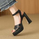 Exquisite Handmade Leather Women's Shoes: Elegance in Every Stitch(Edfmr769-2)