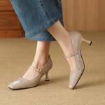 Exquisite Handmade Genuine Leather Women’s Shoes: Luxury Craftsmanship Awaits(Edfmr7595)