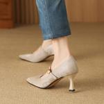 Exquisite Handmade Genuine Leather Women’s Shoes: Luxury Craftsmanship Awaits(Edfmr7595)