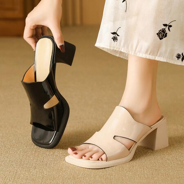 Luxurious Handmade Leather Women's Shoes - Elegance in Craftsmanship(Edfmr771-3)