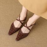 Handcrafted Luxury Genuine Leather Women's Shoes - Elegance Redefined(Edfmr783-2)
