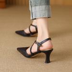 Handcrafted Luxury Genuine Leather Women's Shoes - Elegance Redefined(Edfmr783-2)