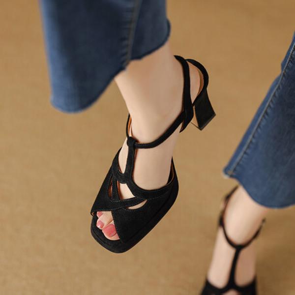 Handcrafted Luxury Leather Women’s Shoes - Elegance Redefined(Edfmr781-1)