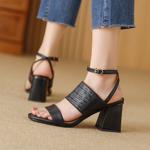 Handcrafted Genuine Leather Women's Shoes - Elegant Luxury with Artisan Quality(Edfmr780-5)