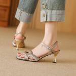 Handcrafted Leather Women’s Shoes - Luxury Elegance(Edfmr779-1)