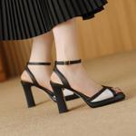 Exquisite Handmade Leather Women's Shoes - Luxurious Elegance(Edfmr781-3)