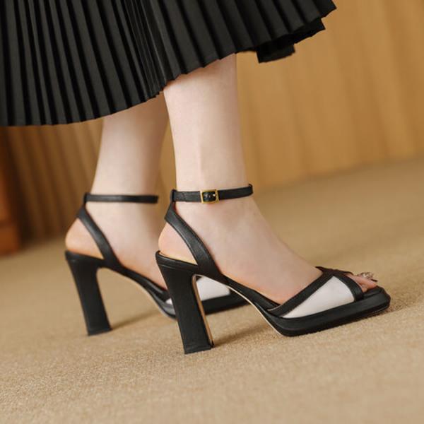 Exquisite Handmade Leather Women's Shoes - Luxurious Elegance(Edfmr781-3)