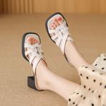 Luxury Handcrafted Leather Shoes for Elegant Women(Edfmr771-9)