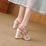 Handcrafted Luxury Leather Women's Shoes - Elegant Craftsmanship(Edfmr781-2)