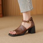 Handcrafted Leather Women's Shoes: Luxurious Elegance(Edfmr771-6)