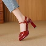 Exquisite Handcrafted Leather Women's Shoes: Timeless Elegance and Luxury(Edfmr781-7)