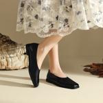 Luxurious Handcrafted Leather Women's Shoes for Elegance(Edfmr8095)