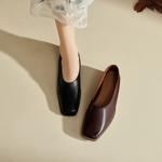 Luxurious Handcrafted Leather Women's Shoes for Elegance(Edfmr8095)