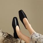 Luxurious Handcrafted Leather Women's Shoes for Elegance(Edfmr8095)