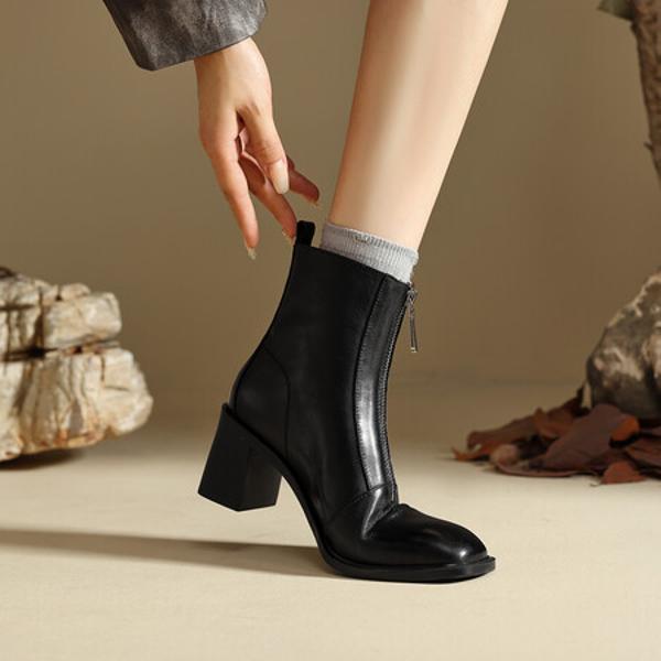 Handcrafted Leather Women's Shoes: Elegant Luxury & Quality(Edfmr796-2)