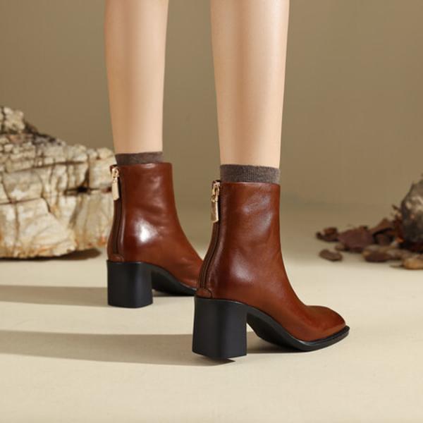 Handcrafted Luxury Leather Women’s Shoes for Elegance(Edfmr796-1)