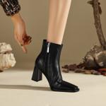 Elegant Handmade Leather Women's Shoes, Exquisite Craftsmanship(Edfmr807-1)