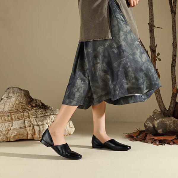 Elegantly Crafted Handmade Leather Women's Shoes(Edfmr7896)