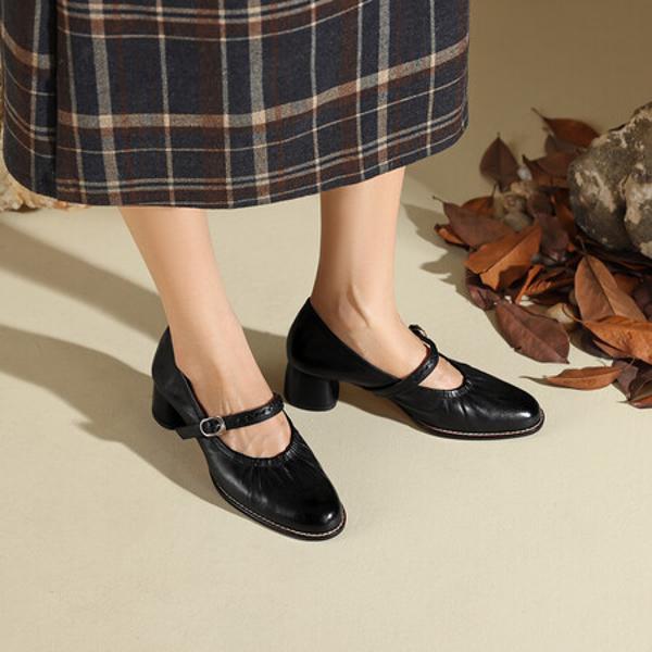 Luxurious Handcrafted Leather Women's Shoes(Edfmr7993)