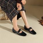 Luxurious Handcrafted Leather Women’s Shoes, Elegance Defined(Edfmr7895)