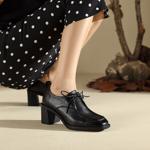 Exquisite Handmade Genuine Leather Women's Shoes: A Blend of Luxury and Craftsmanship(Edfmr8201)