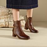 Handcrafted Leather Women's Shoes: Luxurious Elegance in Every Stitch(Edfmr8191)