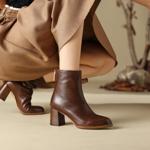 Exquisite Handcrafted Leather Women's Shoes: Luxury, Elegance, and High-Quality Craftsmanship(Edfmr28078)
