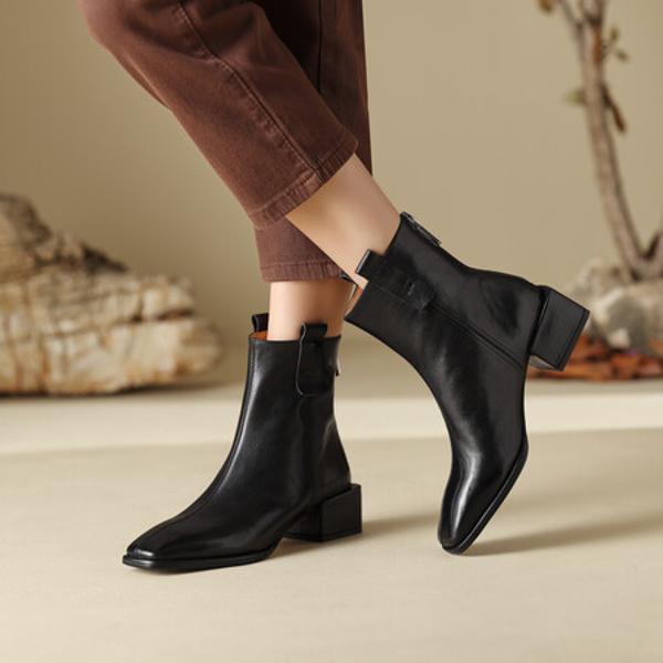 Exquisite Handcrafted Leather Women's Shoes: Luxury and Elegance(Edfmr8223)