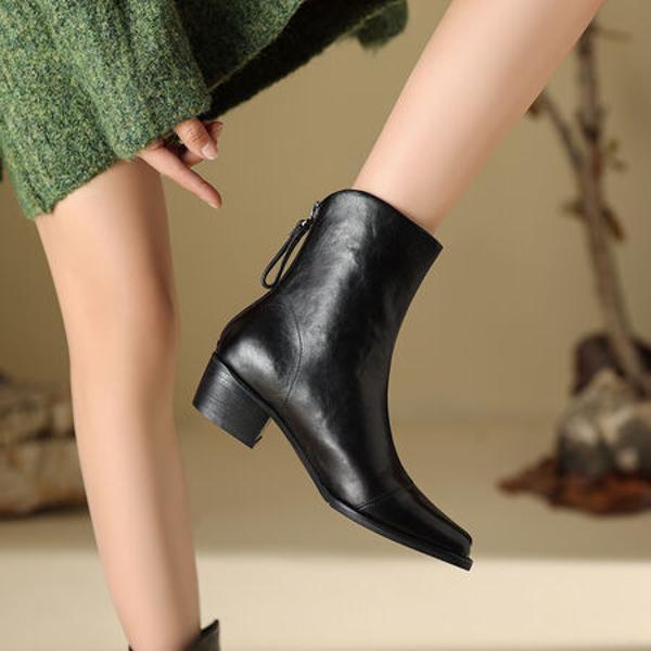 Handcrafted Leather Women’s Shoes: Luxurious Elegance and Quality(Edfmr8352)