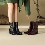 Handcrafted Leather Women’s Shoes: Luxurious Elegance and Quality(Edfmr8352)