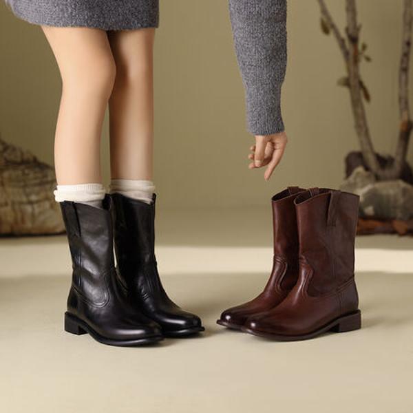 Elegant Handcrafted Genuine Leather Women's Shoes of Luxury Quality(Edfmr8291)