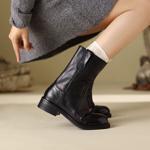 Luxurious Handcrafted Leather Women's Shoes(Edfmr8163)