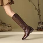 Exquisite Handmade Leather Women’s Shoes: Elegance in Craftsmanship(Edfmr8293)