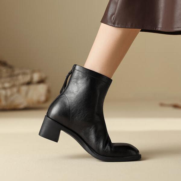 Handcrafted Luxury Leather Women's Shoes: Elegant Artisan Quality(Edfmr8261)