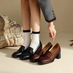 Handcrafted Luxury Leather Women’s Shoes - Exquisite Elegance(Edfmr790-1)