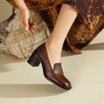 Handcrafted Luxury Leather Women’s Shoes - Exquisite Elegance(Edfmr790-1)