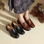 Handcrafted Luxury Leather Women's Shoes: Timeless Elegance in Every Stitch(Edfmr8211)