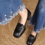 Luxurious Handcrafted Leather Women's Shoes - Exquisite Quality and Timeless Elegance(Edfmr79019)