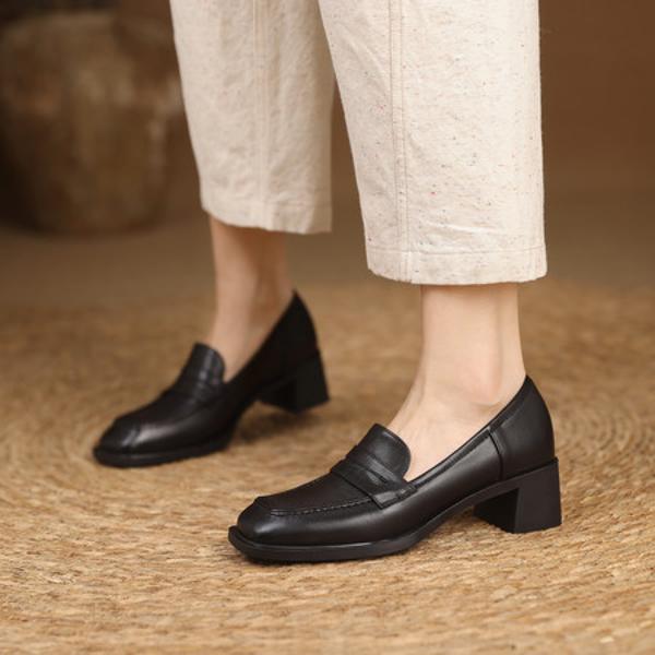 Elevate Your Elegance with Luxurious Handcrafted Leather Women's Shoes(Edfmr82150)