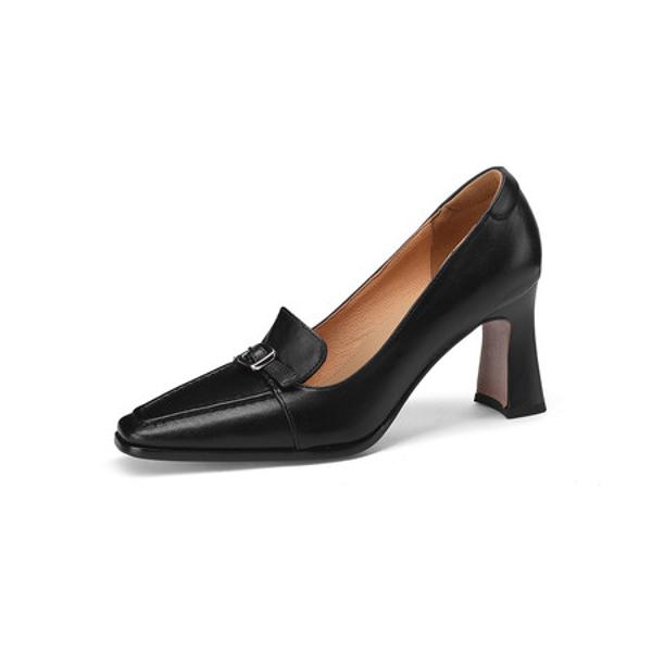 Handcrafted Leather Women's Shoes: Luxurious Elegance(Edfmr61937)