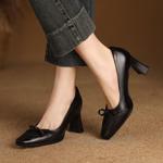 Handcrafted Luxury Leather Women's Shoes for Unmatched Elegance(Edfmr61962)