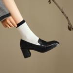 Handcrafted Luxury Leather Women's Shoes for Elegance(Edfmr79085)