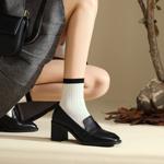 Handcrafted Luxury Leather Women's Shoes for Elegance(Edfmr79085)