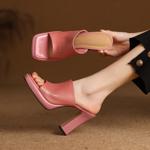 Elegant Handcrafted Leather Women's Shoes - Luxurious Craftsmanship(Edfmr78275)