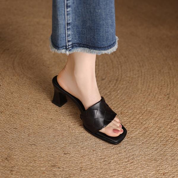 Handcrafted Genuine Leather Women's Shoes: Exquisite Craftsmanship & Elegance(Edfmr86592)