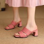 Exquisite Handmade Leather Women's Shoes, Elegant Craftsmanship(Edfmr86769)