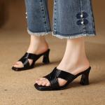 Handcrafted Luxurious Leather Women's Shoes: Exquisite Quality & Timeless Elegance(Edfmr107)