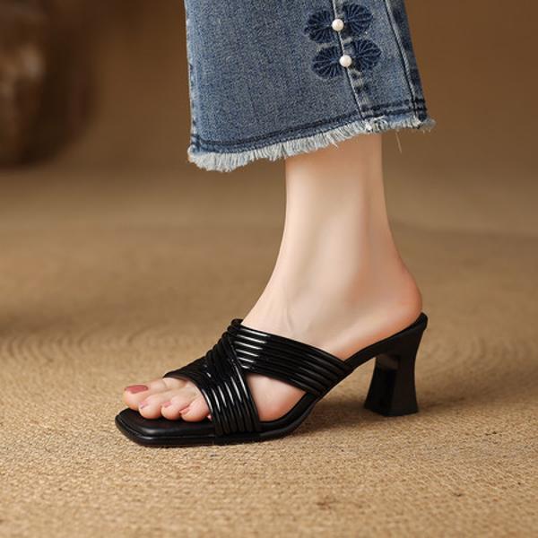 Handcrafted Luxurious Leather Women's Shoes: Exquisite Quality & Timeless Elegance(Edfmr107)